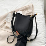 Women's One Shoulder Bag PU Leather Large-capacity Casual European Style Retro