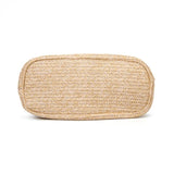 Bohemian Beach Casual Tote Bag Ladies Straw Rattan Crossbody Bucket Bag