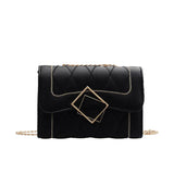 Small Square Bag Ladies Shoulder Messenger Bag PU Leather Handbag