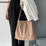 Nylon Canvas Shoulder Bag for Women Eco Shopping Tote Bags Handbags