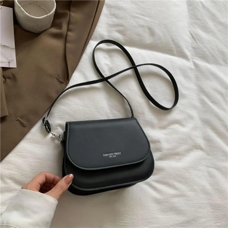 Women Letter Handbag Ladies PU Leather Shoulder Bag
