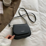 Women Letter Handbag Ladies PU Leather Shoulder Bag