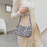 Butterfly Cow Pattern Mini Small Shoulder Bag Y2k Korea Style