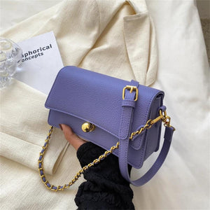 Women's Chain Shoulder Bag PU Leather Crossbody Purse
