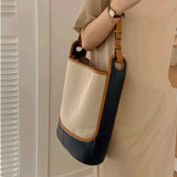 Women's Casual Tote Bag Large Capacity Travel Bucket Bag