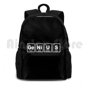 Genius Periodic Table Outdoor Hiking Backpack Riding Climbing Sports Bag