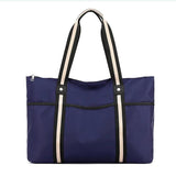 Women's Nylon Shoulder Handbag Large Capacity Travel Shopping Beach Bag