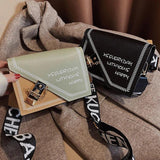 Buylor Crossbody Bag for Women Letter Printed Shoulder Bags Casual Handbag Purse