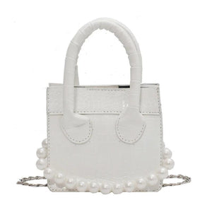 Crocodile Pattern Chain Shoulder Messenger Bag for Women