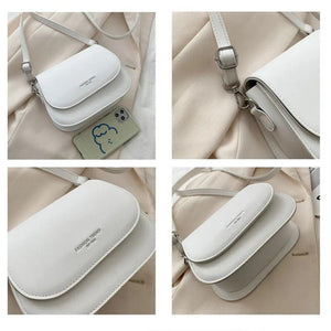 Women's Solid Wild Flap Shoulder Bag Lady Small Handbags