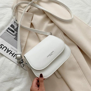Women's Solid Wild Flap Shoulder Bag Lady Small Handbags