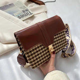 Women's Small Square Shoulder Bag Crossbody Messenger Handbag