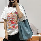 Women Shoulder Bags Large Capacity Shopping Bag Girls Student