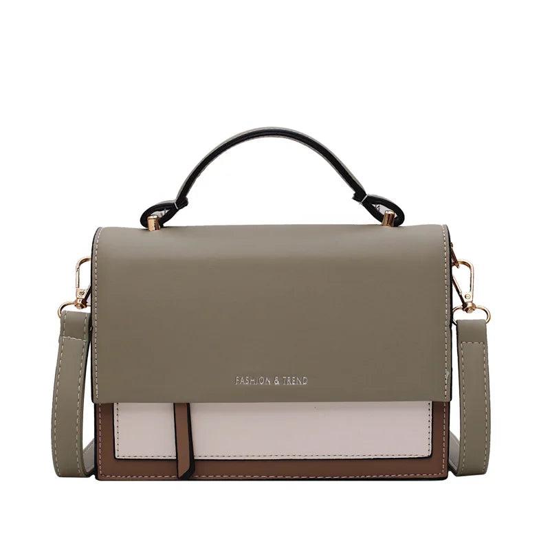 Leather Crossbody Bag Women Travel Handbag Shoulder Messenger Bag Ladies
