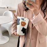 Sweet Mini Bucket Bag PU Leather Handbag