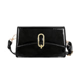 Retro Casual Lady Handbag Shoulder Bag PU Leather Small Square Bag