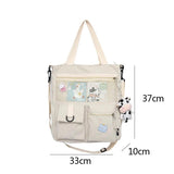 Large Capacity Girl Shoulder Bags for Students Waterproof Handbag
