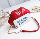 Lip shape Women's Handbag Purse Clutch Bag