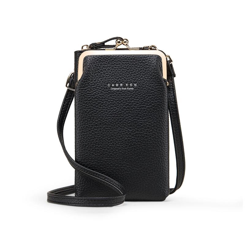 PU Leather Women Messenger Bags Purse Cell Phone Crossbody Handbag