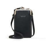 PU Leather Women Messenger Bags Purse Cell Phone Crossbody Handbag