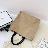 Retro Large Capacity Canvas Handbag Shoulder Bag