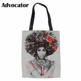 Girls Canvas Handbag Crossbody Bag for African Ladies