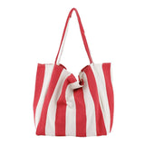 Corduroy Shoulder Bag for Women Handbag Female Shopper Tote Pocket