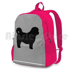 Shih Tzu Dog Silhouette ( S ) Outdoor Hiking Backpack Riding Climbing Sports Bag
