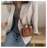 Retro Solid Handbags Women Mini Shoulder Bag Crossbody Bags