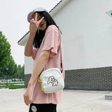 Women's Printed Nylon Crossbody Bag Cartoon Design Small Shoulder Bag