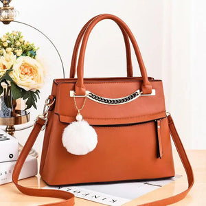 Casual Tote Retro PU Leather Women Shoulder Bag