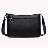 Braided Pocket Shoulder Bag PU Leather Clutch Totes