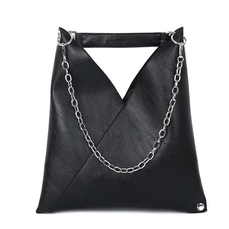 Large Capacity Leather Shoulder Bag for Women
