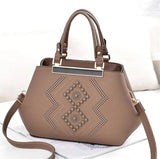 Stylish Vintage Handbag Felt Bag Print Ladies College Handbags Cheap
