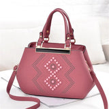 Stylish Vintage Handbag Felt Bag Print Ladies College Handbags Cheap