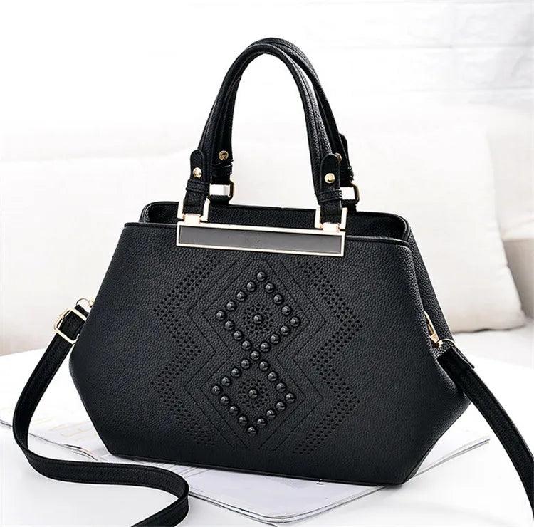 Stylish Vintage Handbag Felt Bag Print Ladies College Handbags Cheap