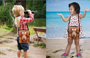 Women Shoulder Bags Mini Size Messenger Bags Sun Flower Printed Female Handbag
