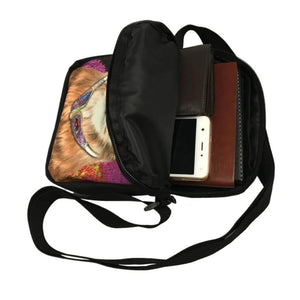 Polynesian Tattoo Basketball Messenger Bag Small Shoulder Crossbody