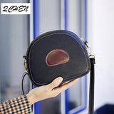 Women's Soft Leather Shoulder Bag Round Pig Ladies Handbag