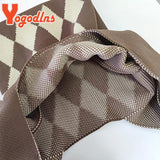 Women's Plaid Wool Shoulder Bag Wintter Handbag