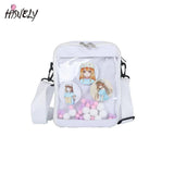 Clear PVC Crossbody Bag Shoulder Jelly Small Flap Bag
