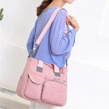 Large Capacity Women's Crossbody Bag Canvas Shoulder Handbag