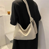 Women Canvas Crossbody Bag Chain Straps Shoulder Shopper Beach Bolsa