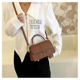 Retro Square Shoulder Bag Messenger Famous Solid Bag