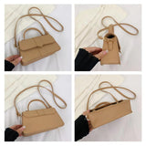 Retro Square Shoulder Bag Messenger Famous Solid Bag