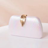 Pink Purse Totebags for Women Leaf Hasp Crossbody Bags Handbags
