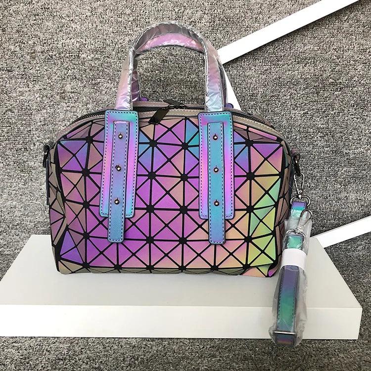 Geometric Pillow Shoulder Crossbody Bag for Women