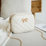 Tassel Leather Handbags for Women Shoulder Bag Crossbody