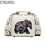 Women's Crossbody Shoulder Bag with Tassel Accent