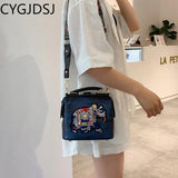 Women's Crossbody Shoulder Bag with Tassel Accent